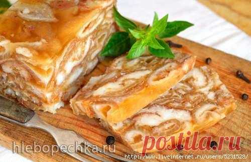 Свиные шкурки с чесноком.Кушаем и укрепляем хрящи суставов.