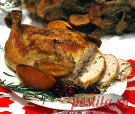 "Фаршированная Курица"! Все будут сыты и довольны! Эти румяные бока сведут Вас с ума! | Работница XXI века | Яндекс Дзен