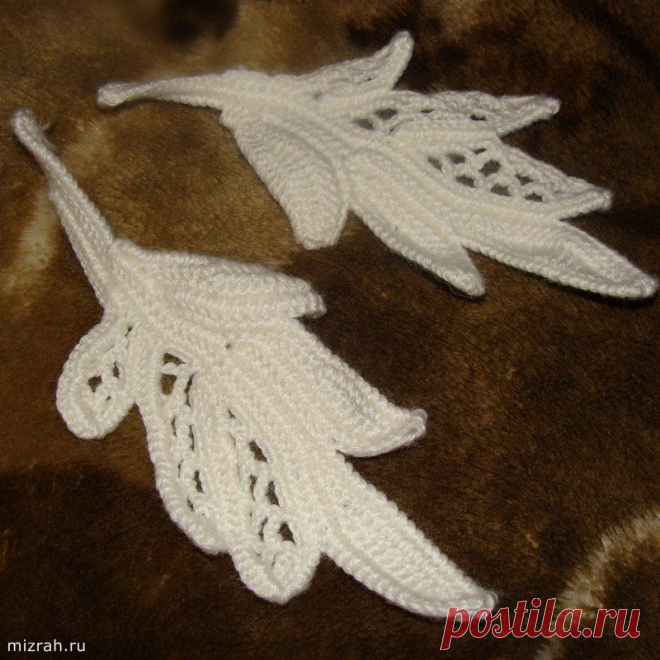 В копилку: листик на бурдоне. Мастер-класс.