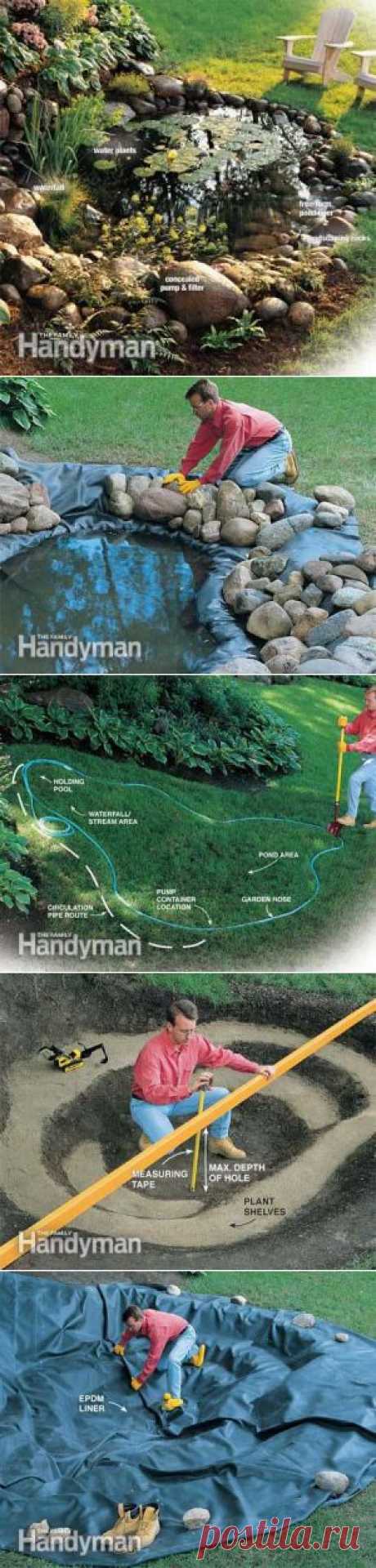 How to Build a Water Garden With Waterfall