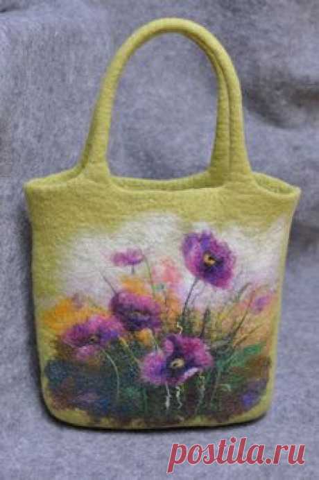 I love felted bags