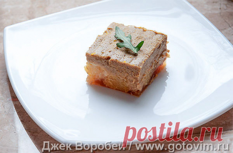 Паштет печеночный с апельсинами/грушей в желе - пикантно, эффектно, красиво, вкусно!