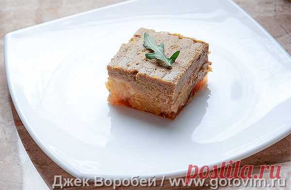 Паштет печеночный с апельсинами/грушей в желе - пикантно, эффектно, красиво, вкусно!