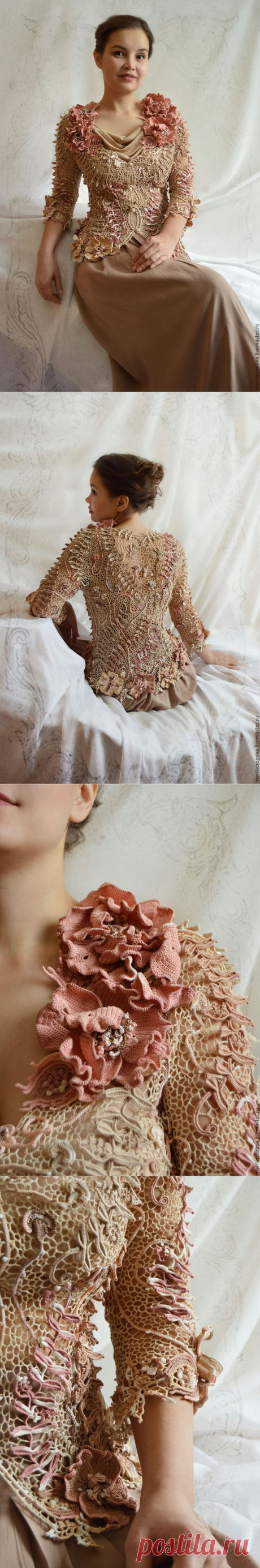 Жакет " Тайна Сердца" – заказать на Ярмарке Мастеров – APF23RU | Пиджаки, Михайловка