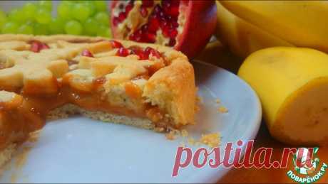 Пирог с бананом и вареной сгущенкой Кулинарный рецепт