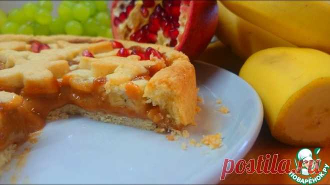 Пирог с бананом и вареной сгущенкой Кулинарный рецепт