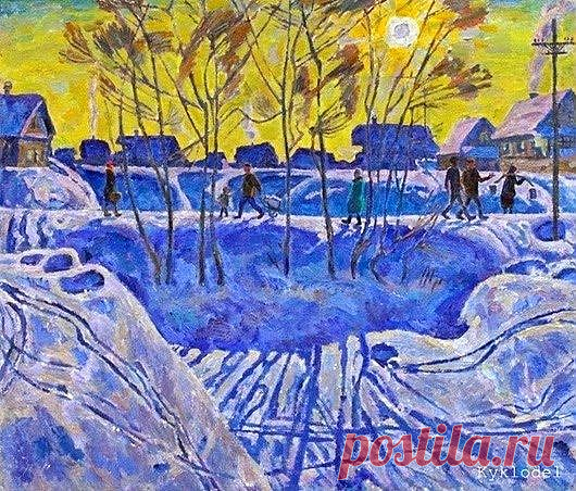 Зима в советском изобразительном искусстве / Назад в СССР / Back in USSR