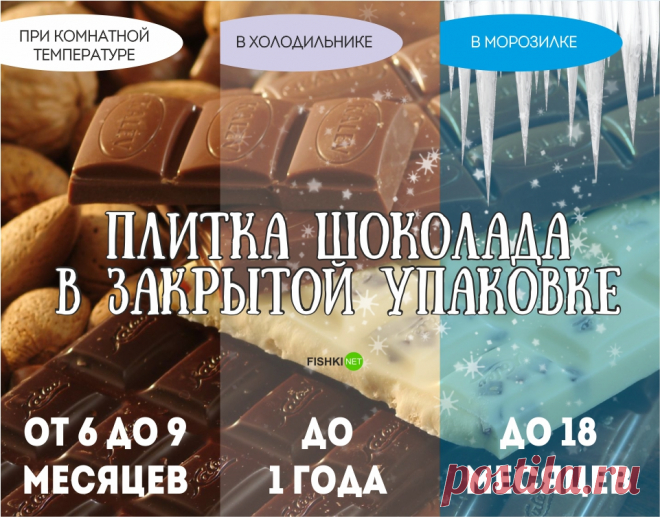 БЛОГ ПОЛЕЗНОСТЕЙ: Реальный срок годности продуктов
