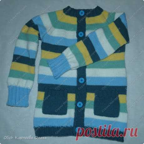 Кофта с рукавами реглан для ребенка 3-4 лет. | Страна Мастеров