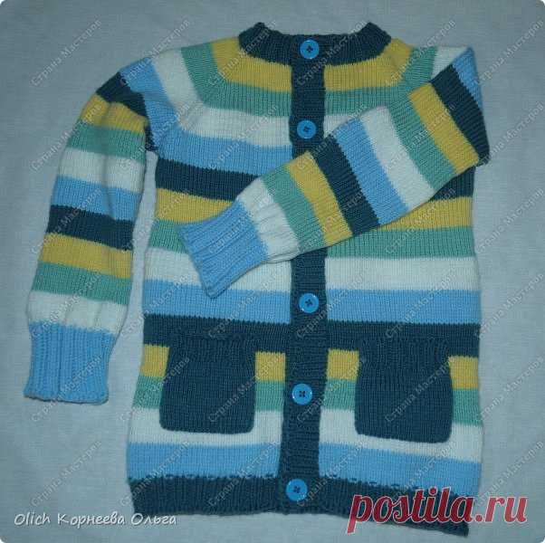 Кофта с рукавами реглан для ребенка 3-4 лет. | Страна Мастеров
