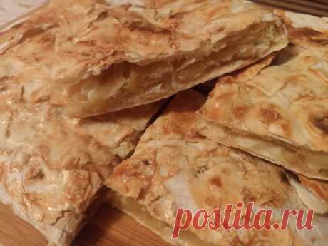 Пирог из лаваша с яблоками: просто, быстро и обалденно вкусно!!! | SadBlog | Дзен