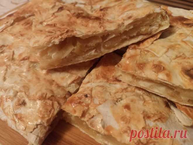 Пирог из лаваша с яблоками: просто, быстро и обалденно вкусно!!! | SadBlog | Дзен