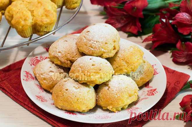 ✔️Кексы на подсолнечном масле с яблоками и морковью в силиконовых формочках в духовке – постный рецепт