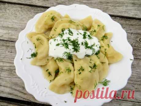 Вареники с копченой начинкой