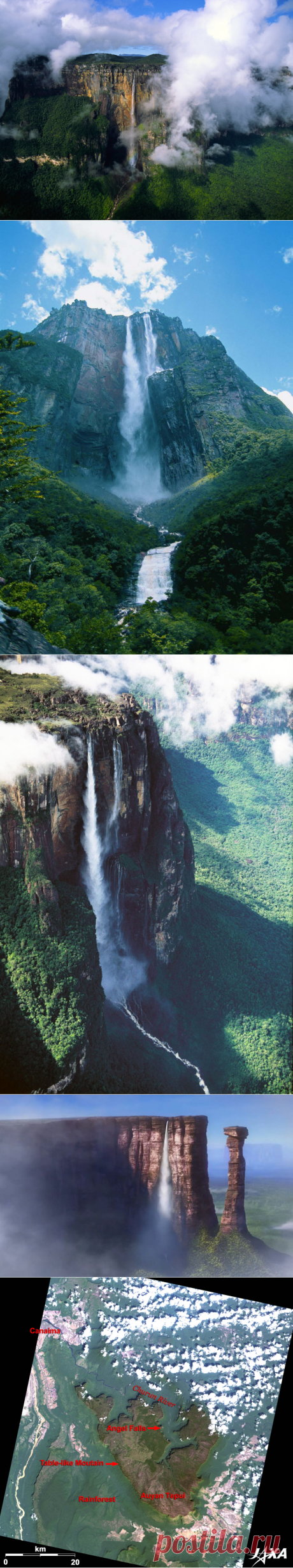 Водопад Анхель (Angel Falls) - Мастерок.жж.рф