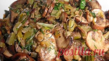 РЕЦЕПТЫ | Жареные грибы с сельдереем