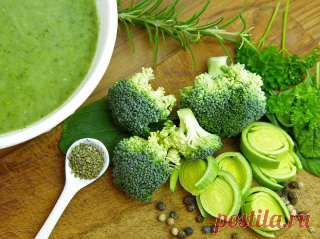 Вкусный крем-суп из брокколи