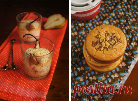 Заметки на кухонных занавесках - Итальянские маковые кексы с грушей и Кукурузный хлеб