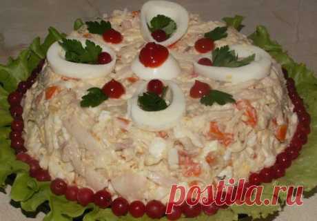 Салат «Морской царь» — для любителей морепродуктов!