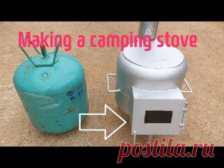 Making a camping stove ( 캠핑 스토브 만들기)