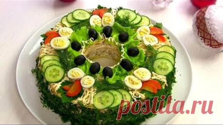 НОВОГОДНИЙ Салат "Сытый Барин"/Мясной Праздничный салат