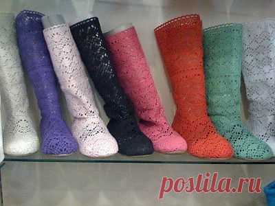 Несколько советов тем, кто решил связать обувь на лето. Как связать сапоги. | Рукоделие и хобби. Видео, фото: как сделать, сшить, связать своими руками