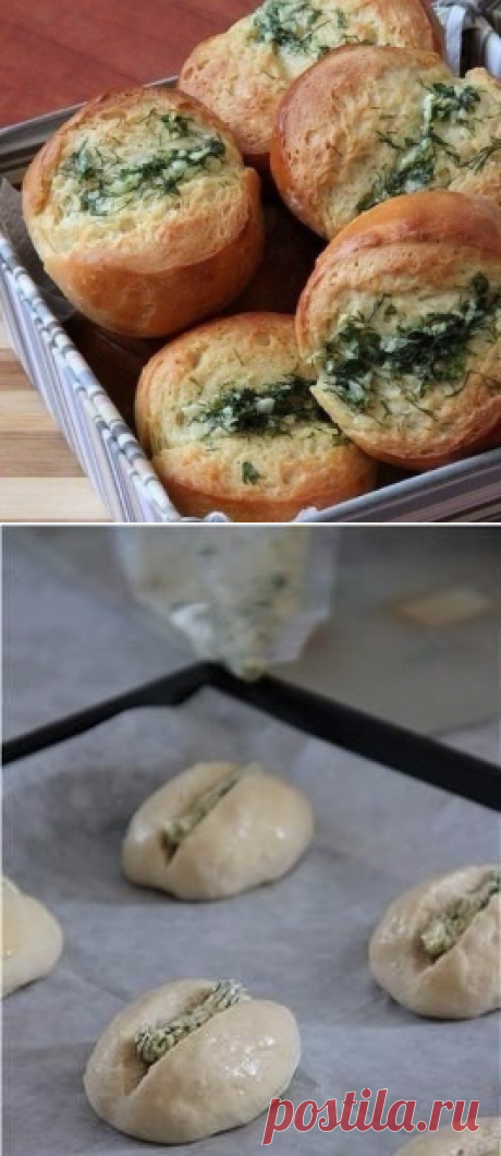 чесночные булочки