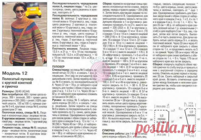 Теплые осенние пуловеры из Сабрины, более 10 моделей спицами | EasyKnit.ru