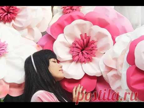 DIY GIANT PAPER FLOWER
