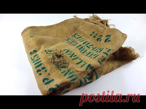 Покупаю мешковину у торгашей на рынке и делаю чудесные предметы декора для дома. Хоть продавай