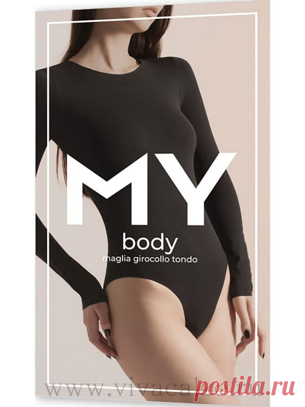MY BO296 BODY MAGLIA girocollo tondo женское боди с длинным рукавом и круглым вырезом купить