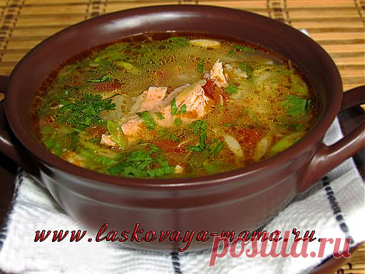 Диетический суп с кабачком и рисом