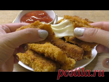 Хрустящие СЫРНЫЕ ПАЛОЧКИ / Вкусная Закуска К Фильму!