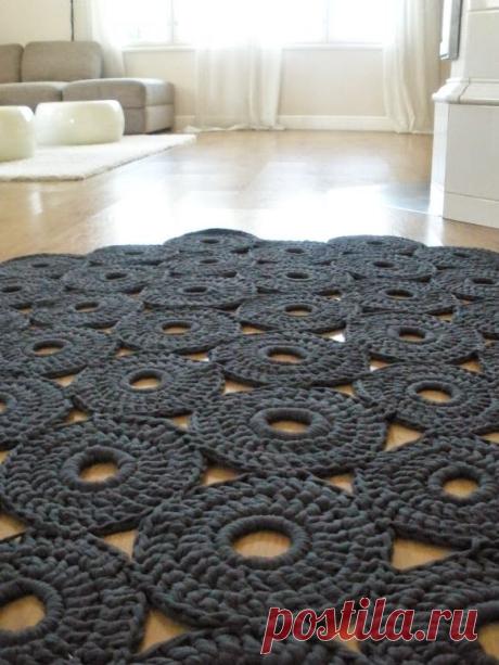 blog de decoração - Arquitrecos: Tapetes de crochet arrasando na decoração!