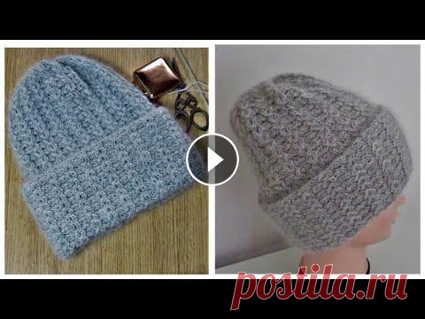 ДВУХСТОРОННЯЯ ШАПКА СПИЦАМИ КРАСИВЫМ УЗОРОМ С ОДНИМ ИЛИ ДВУМЯ ОТВОРОТАМИ НА ВСЕ РАЗМЕРЫ.  kniting ДВУХСТОРОННЯЯ ШАПКА СПИЦАМИ КРАСИВЫМ УЗОРОМ С ОДНИМ ИЛИ ДВУМЯ ОТВОРОТАМИ НА ВСЕ РАЗМЕРЫ. ПРЯЖА ПУХ НОРКИ С БЕСПЛАТНОЙ ДОСТАВКОЙ http://ali.pub/5daivf ...