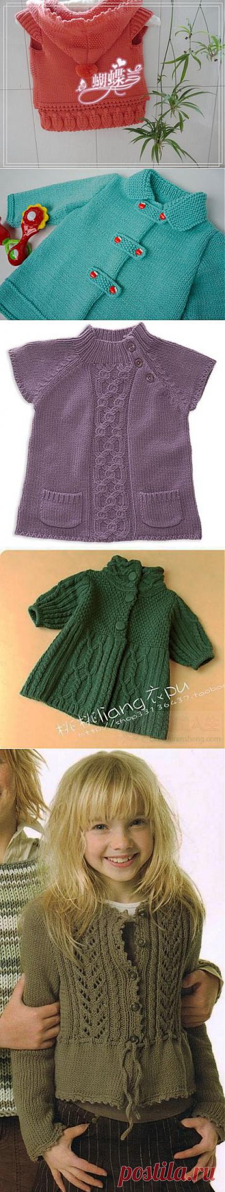 Вязание девочкам спицами: жилеты, кардиганы, боле | Записи в рубрике Вязание девочкам спицами: жилеты, кардиганы, боле | Мир моих многочисленных увлечений!!!!!!!!!!!