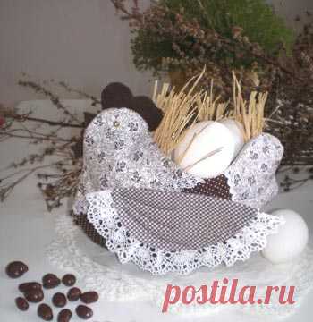 Dublirin-Шьем сами-Курочка-корзинка