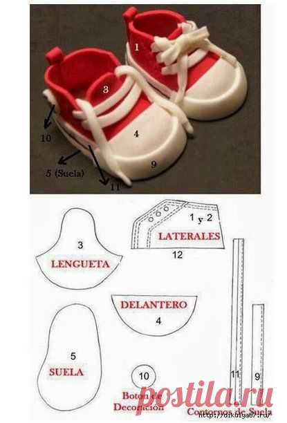 Кеды из фома