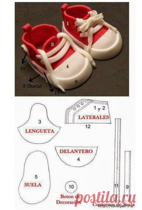 Кеды из фома