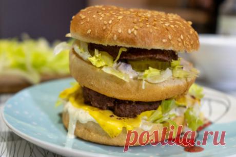 Гамбургер за 10 минут – рецепт с фото