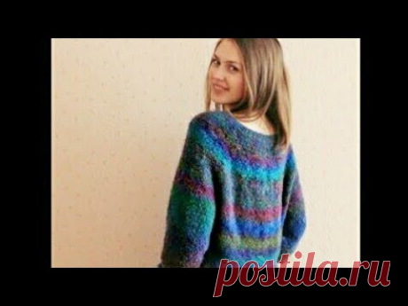 Идеальный Свитер 🌷 инструкция/ Вязание Knit Mom мастер-класс knitting