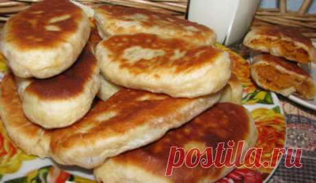 Пирожки из дрожжевого без опарного теста | Вкусные рецепты