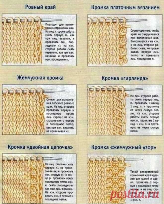 Как сделать красивый край у изделия?Да очень просто!!!