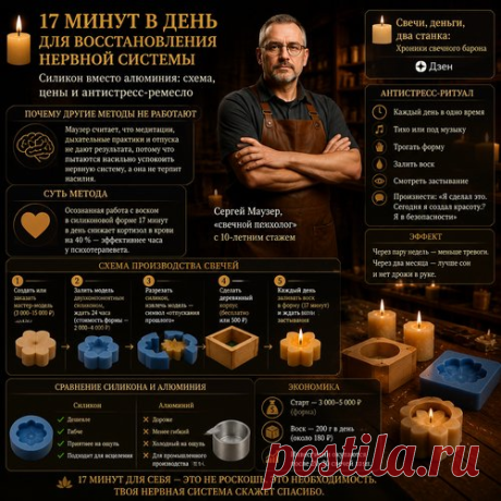 🕯️ В восстановлении нервной системы все совершают одну и ту же грубую ошибку. 17 минут в день, чтобы это исправить Статья автора «Свечи, деньги, два станка: Хроники свечного барона» в Дзене ✍: Когда нервная система даёт сбой, это напрямую влияет на ваше физическое самочувствие.