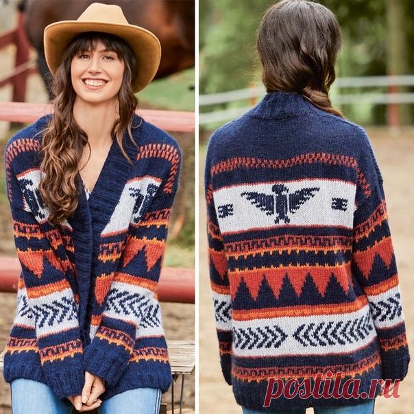 Жакет спицами в этно-стиле
Правда, красивый жакет? Очень к месту будет смотреться на пленэре.
#вязание_спицами #жакеты_спицами #жаккард #интарсия #knitting