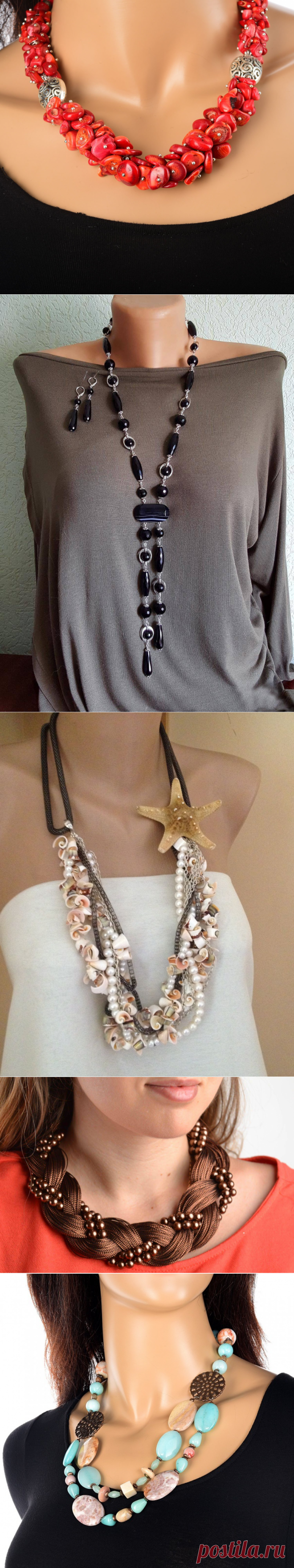 Колье своими руками: 115 фото и схем создания стильных украшений для начинающих