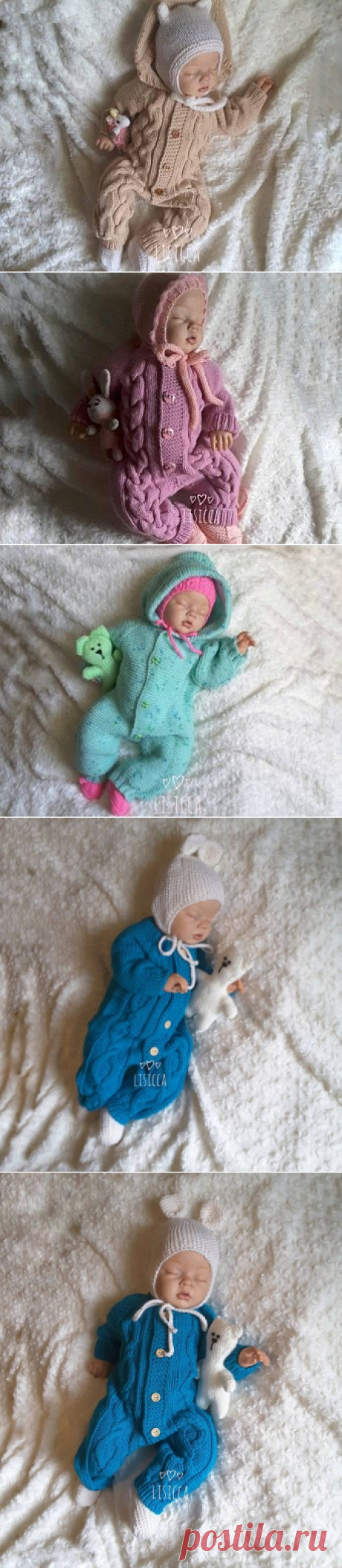 Hand knitted baby romper Knitted baby clothes Knitted baby set | Etsy