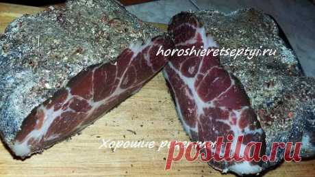 Вяленое мясо домашнее рецепт