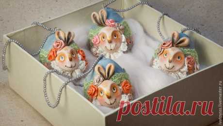 Делаем пасхальные яйца для праздничного интерьера - Ярмарка Мастеров - ручная работа, handmade