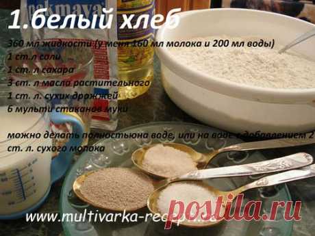 Хлеб в мультиварке